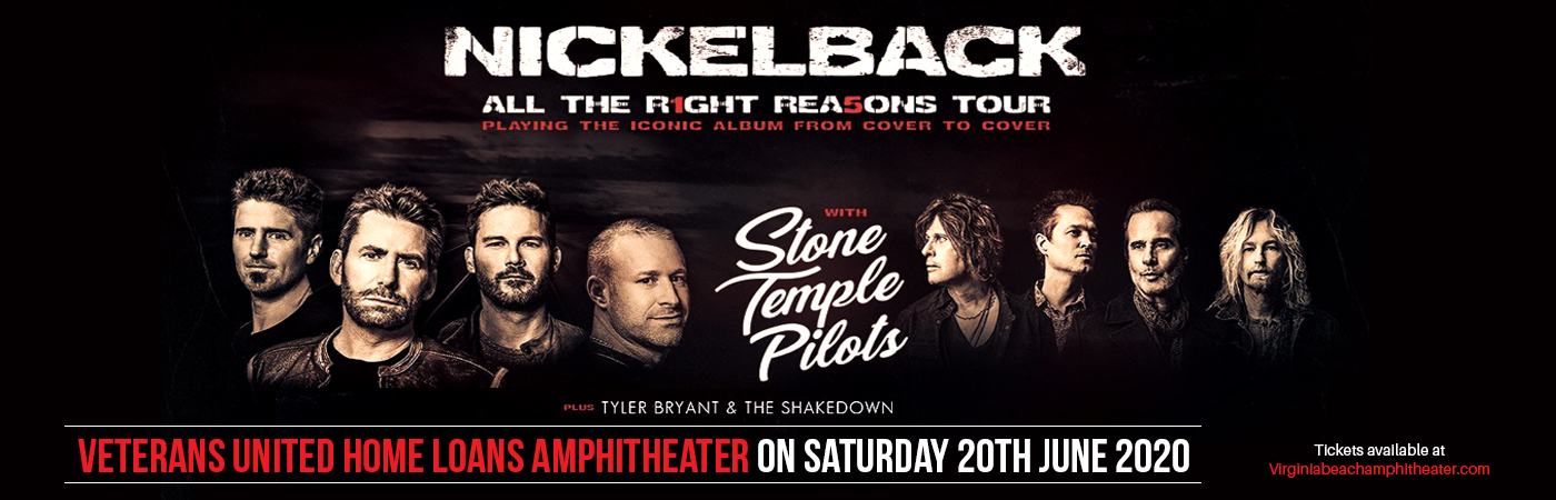 Nickelback, Stone Temple Pilots & Tyler Bryant and The Shakedown [CANCELLED]